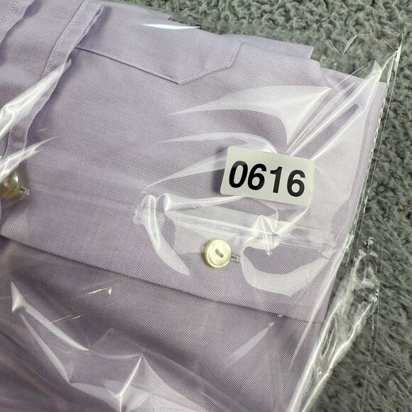 Eton Classic Fit Dress Shirt Pink Long Sleeve Button Up Size 17.5 XL 44 - Picture 13 of 13